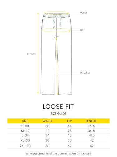 Image of Beyoung Cotton Loose Fit Pyjama For Men | Pure Cotton | Elasticated Waistband | Casual Style | Nightwear For Men | Lounge Pants