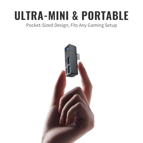 Hub USB de 3 puertos multiplicador y divisor USB 3.0 compatible con consolas 7