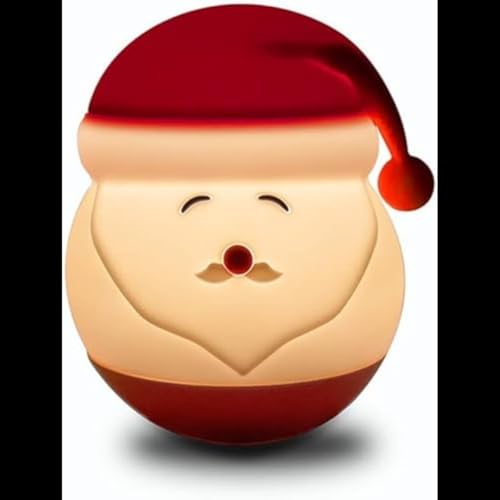 Image of Desidiya Santa Silicone Night Lamp for Kids - Dual Power (USB & Battery) | Soft LED Night Light | Color Changing | Safe Silicone | Christmas Gift & Bedroom Decor