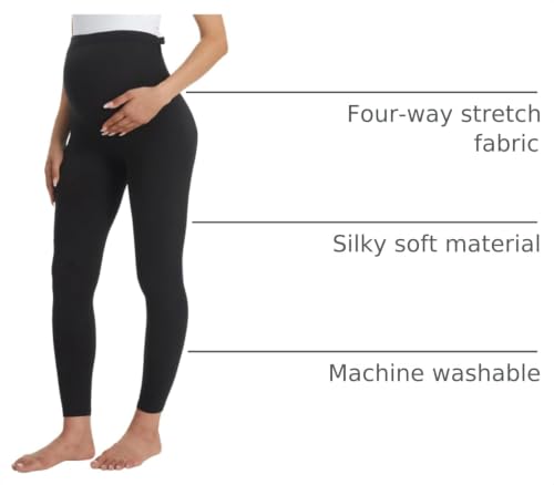 Image of Buttergene Maternity Leggings Buttery-Soft 28'' Maternity Yoga Pants