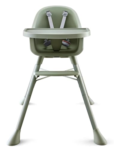 HARPPA 2 in 1 Baby High Chair for Babies and Toddlers, Convertible High Chairs with Removable Double...