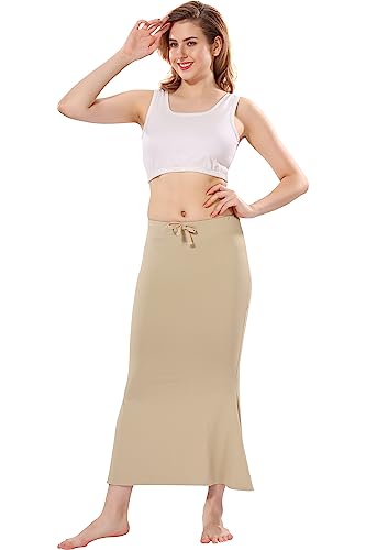XOYA Soft Lycra Blended Saree Shapewear for Women/Fishcut Fit Petticoat Saree Silhouette Shape Wear Dress for Saree - Image 2