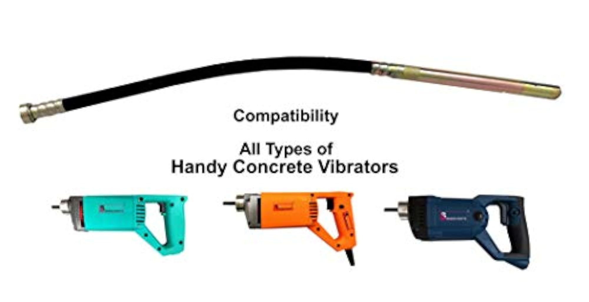 Concrete Vibration Machine Electric Needle, 3 Meter Length