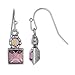 1928 Jewelry Colored Square Drop Earrings
