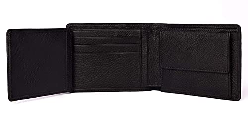 Image of BROWN BEAR Leather Men wallet(Natural Black)