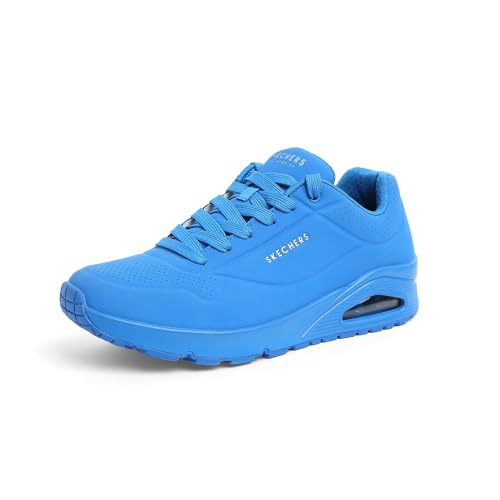 Image of Skechers Mens UNO - Stand ON AIR Blue Casual Sneakers, 8 UK