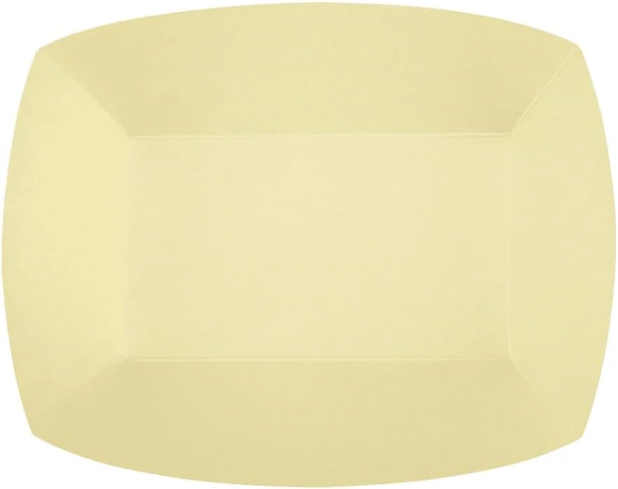 Natural Bamboo Disposable Food Boat Trays 3LB for Concession Stand (50)