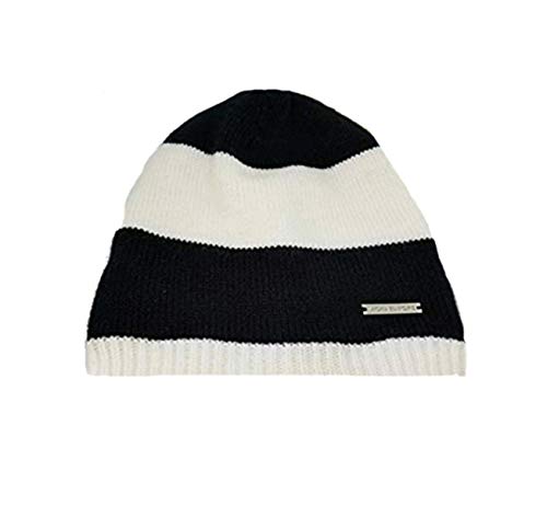 Michael-Kors-Stripe-Beanie-schwarzcreme-gestreift-Einheitsgroesse-Schwarzcremefarben-EinheitsgroeAYe