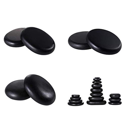 Amazon.co.jp : 6本のホットマッサージストーンセットナチュラル玄武岩