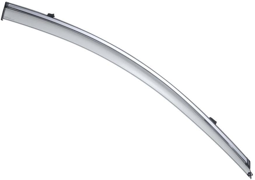 WellVisors Window Visors Wind Deflectors Compatible with Acura 2009-2014 TL Sedan with Chrome Trim Rain Guards 3-847AC006