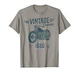 Photo Gallery vintage, born 1980, compleanno, classic retro moto maglietta Photo Gallery vintage, born 1980, compleanno, classic retro moto maglietta