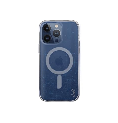 Coehl Lumino Coque de téléphone compatible avec iPhone 15 Pro, charge magnétique MagClick compatible (bleu)