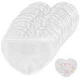 100pcs Heart-Shaped Small Jewelry Bags, 3.5x5 inch Mylar Gift Bags for Wedding Favors, Sample Packaging, Small Business Essentials