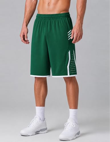 Image of Liberty Imports Pack of 5 Men's Athletic Basketball Shorts Mesh Quick Dry Activewear with Pockets