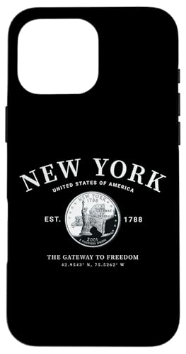 The Empire State New York Heart NY Rւ̃Q[gEFC A[g X}zP[X iPhone 16 Pro Max p