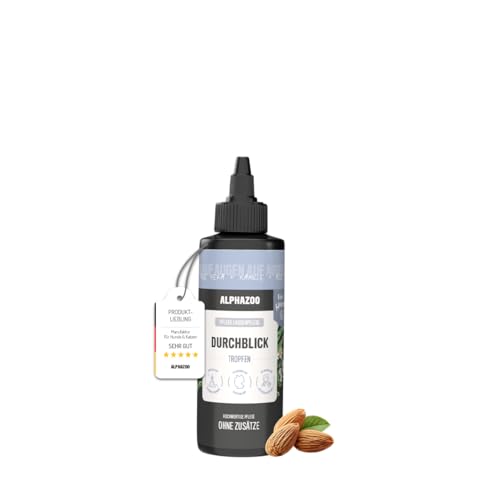 alphazoo Augenpflege Durchblick für Hunde 100 ml – mit Mandelöl, Aloe Vera & Kamille. Sanfte, alkoholfreie Pflege zur Reinigung empfindlicher Augenpartien. Unterstützt Hygiene & Wohlbefinden.