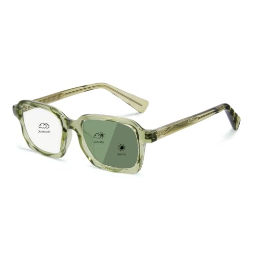 Cyxus Photochromic Glasses with Blue Light Blocking Liquid Wavy Frame 8388 | UV Protection,Eye Protection,Ideal for Screen Work Daily Wear