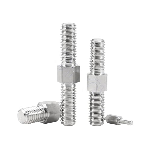 Écrou pour goujon à double extrémité WFELARVIX M4x0.7x40mm en acier inoxydable 304