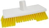 neoLab Polyester Hart Bodenbürste, 2 Borstenlängen, Gelb