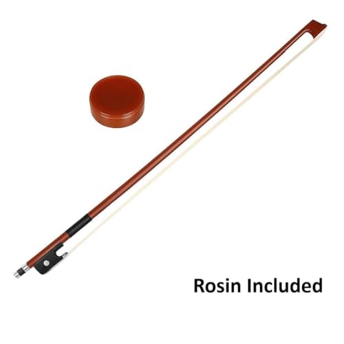 Image of Blue Panther Fibre Violin Bow for All Sizes (4 /4 to 1 /8) - Includes Rosin & Protective Hard Case - Lightweight, Durable & Balanced Bow for Students and Beginners