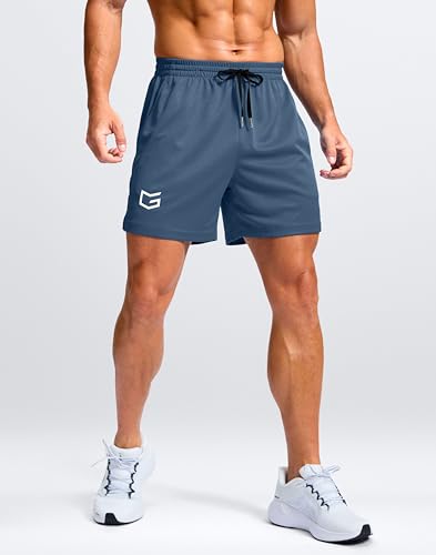 Image of G Gradual Men's Athletic Workout Shorts with Pockets 5 inch /7 inch /9 inch Lightweight Quick Dry Gym Basketball Running Shorts for Men