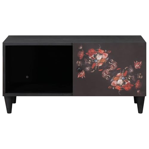 Mokuyary Couchtisch Mehrfarbig 80 x 50 x 40 cm Massivholz Mango, Wohnzimmertisch Couch Tisch für Wohnzimmer, Büro, Kleine Räume Sofatisch – Bild 5