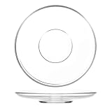 Portable et facile à ranger : grâce à leur taille compacte, elles sont faciles à transporter et à ranger, idéales pour les événements en intérieur et en extérieur, assiettes à apéritif en verre, assiettes à dessert en verre transparent