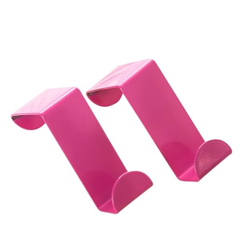 FUNOMOCYA 10pcs Door Hanger Hangers Stainless Steel Hooks Stainless Steel Door Hook Pink