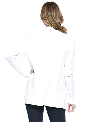 Image of Urban Look Womens Basic Long Sleeve Open Front Comfy Sweater Cardigan