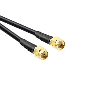PROSCAN 800/1800/2600 MHz Multiband LTE Antenne 4G Rundstrahlantenne mit bis zu 6.5dBi Leistungsgewinn, Wetterfest, 5m Kabel mit SMA Stecker - passend für LTE Router (Schwarz) – Ansicht 3