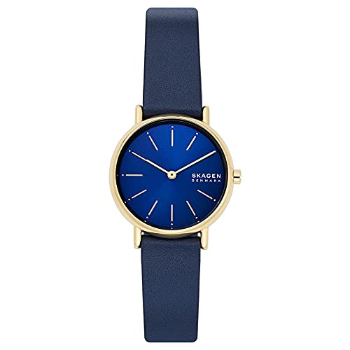 Preisvergleich Produktbild Skagen Womens Analog Quartz Uhr mit Leder Armband SKW2867