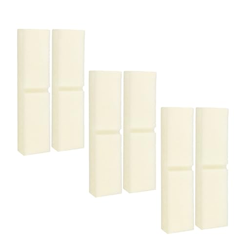 Image of Foam Filter Pads for Fluval FX4 /FX5 /FX6 Canister Filters, Aquarium Bio Sponge Filter Foam Block -6 Pieces