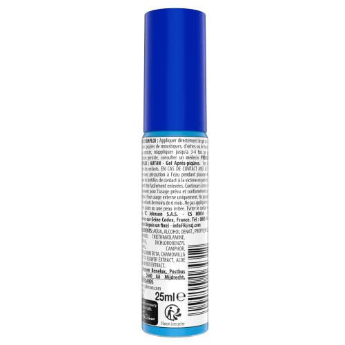 Autan After Piqures Gel – lindert Mückenstiche, Brennnesseln, Bremsen – enthält Kamille und Aloe Vera – 1 Gel, 25 ml