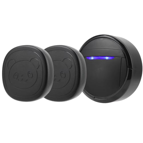 Watris Veiyi Dog Doorbell, Hundegebell Katzenklingel Bewegungsmelder, Wireless Ring Bell to Go Outside, Buzzer Hund, mit 2 Sender 1 Empfänger, für das Hundetraining