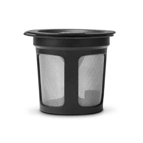 Toyvian Filtros para Cafeteras de Café Reutilizables 2 Piezas, Filtro Negro para Café Americano Capacidad de 53 Ml/19 G, Accesorio Práctico para Uso en Hogar y Cafetería