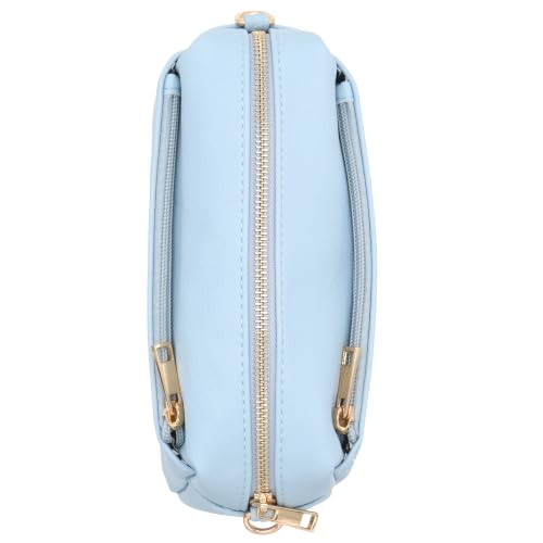 Image of FashionPuzzle Triple Zip Small Crossbody Bag