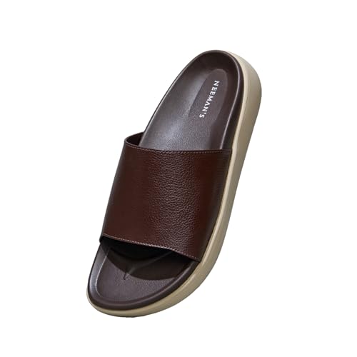 Neeman's PureWhoosh Slides | Waterproof Single-Band Slippers with Contoured Footbed & Arch Support | Lightweight & Comfortable Slip-On with Grippy Sole for Daily Comfort