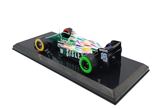 Auto de Fórmula 1 escala 1:24 compatible Benetton B186 1986 miniatura 3