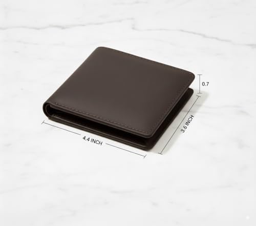 Image of JOSOOS Premium Leather Wallet for Men, RFID Protected, Bi-Fold