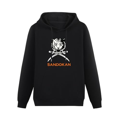 Clamguard Sandokan Retro Tv Film Italienisch Europa Tv Mens Sweatshirts Cotton Unisex Black Pullover Hoodies M Clamguard Sandokan Retro Tv Film Italienisch Europa Tv Mens Sweatshirts Cotton Unisex Black Pullover Hoodies M