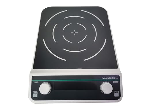 CNYST Lab Magnetic Stirrer Large Capacity Magnetic Mixer with Brushless Motor Range of RPM 50-1300rpm 30L Max Stirring Volume Positive Inversion