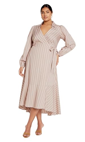 Image of City Chic Women's Dress - Selena Wrap