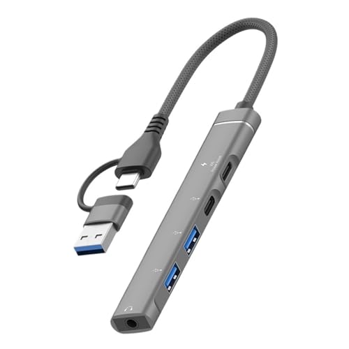 Adaptateur Audio Type-c vers jack avec hub USB OTG pour étendre vos connexions PC
