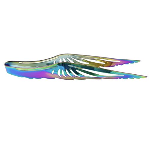 Hookahrized Shisha Kohle Zange | Wing Flügel Design | Rainbow | 23 cm | Aluminium