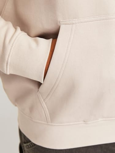 JACK & JONES Herren Hoodie Kapuzenpullover JORVESTERBRO - Relaxed Fit S-XXL, Größe:L, Farbe:Moonbeam 12241687 – Ansicht 5