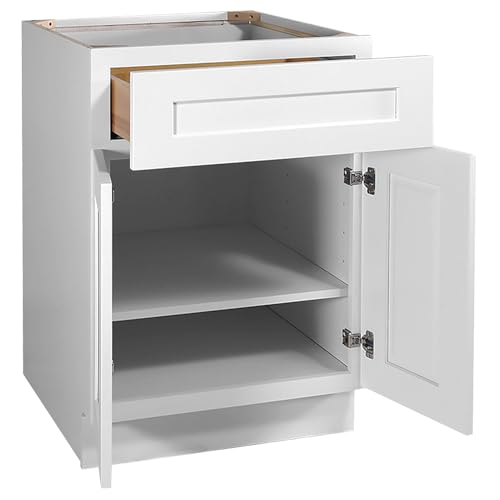 Image of Design House Brookings Kitchen Base Cabinet, 27 inch, White