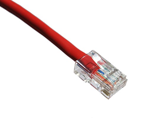 AXIOM 4FT CAT5E 350MHZ PATCH CABLE NON-BOOTED (RED)
