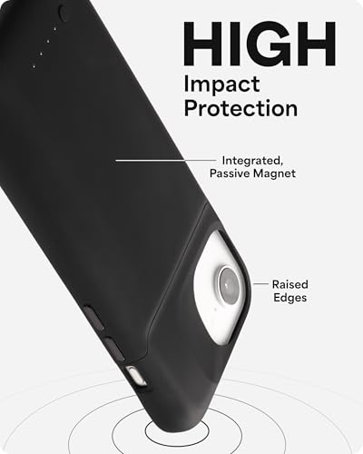 Image of Mophie Juice Pack Battery Case for iPhone 17e / 16e - Slim Charging Case, Magnetic Back for Wallets & Mounts, +50% Extra Battery Life, Enhanced 6-Foot Drop Protection, Sustainable Material, Black