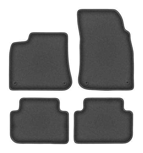 Tapis pour Audi Q8 SUV en polyamide graphite résistant pour les trajets d'hiver