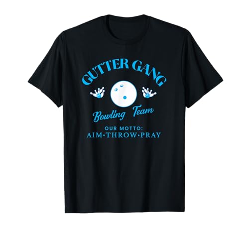 Gutter Gang Funny Bowling Team Name T-Shirt